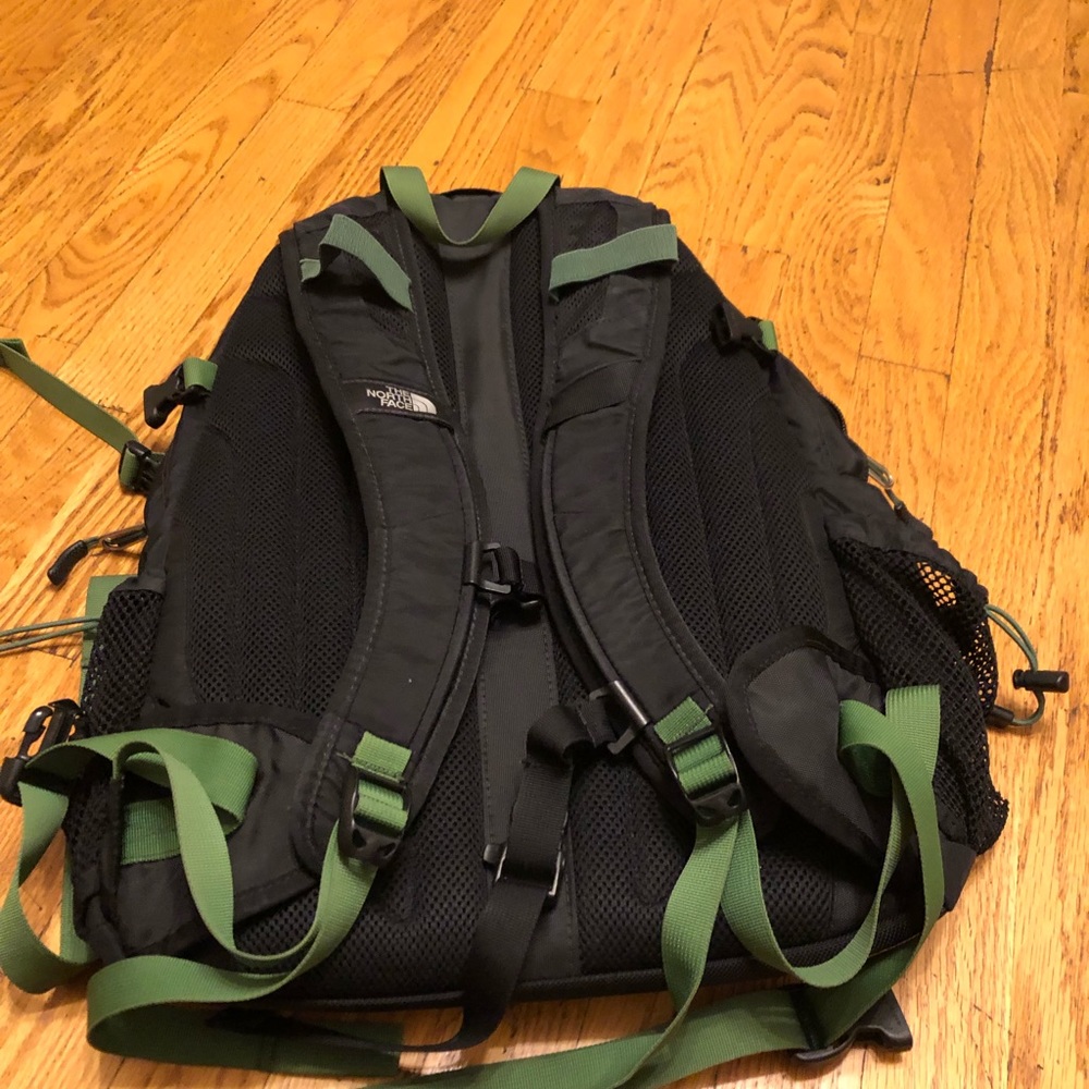 North face backpack.